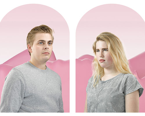 hanna jansen captures ex-lovers for her awkward wavelengths portrait series