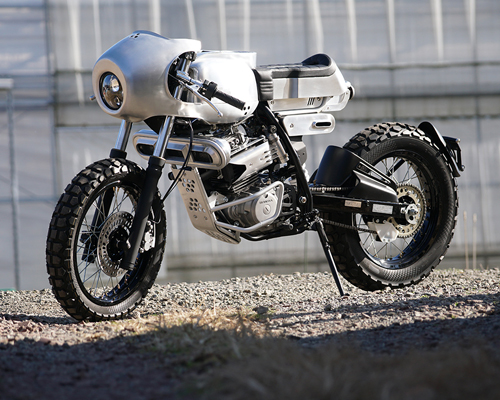 the honda XLR250R custom café racer by ask motorcycle