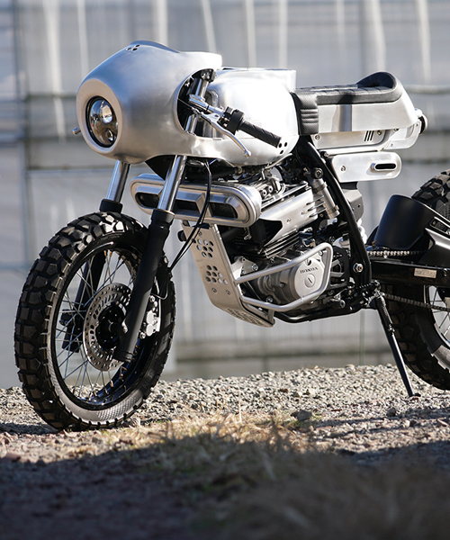 the honda XLR250R custom café racer by ask motorcycle