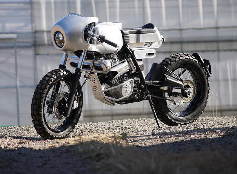 the honda XLR250R custom café racer by ask motorcycle