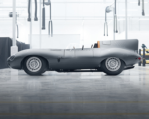 jaguar restarts production of classic D-type race car