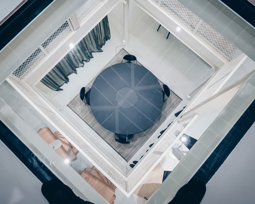 jean nouvel fits out a multi-storey furniture showroom in paris