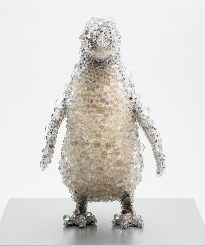 kohei nawa adds deer, ducky and more to his pixcell lineup at pace gallery