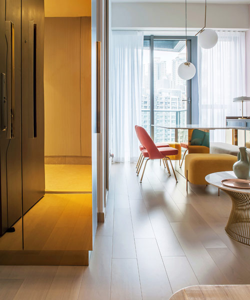 lim + lu designs a 46 sqm bachelor apartment in hong kong