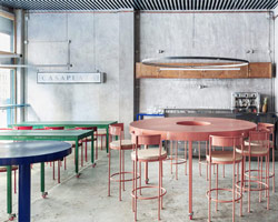 lucas y hernández-gil's casaplata restaurant takes off in futuristic style