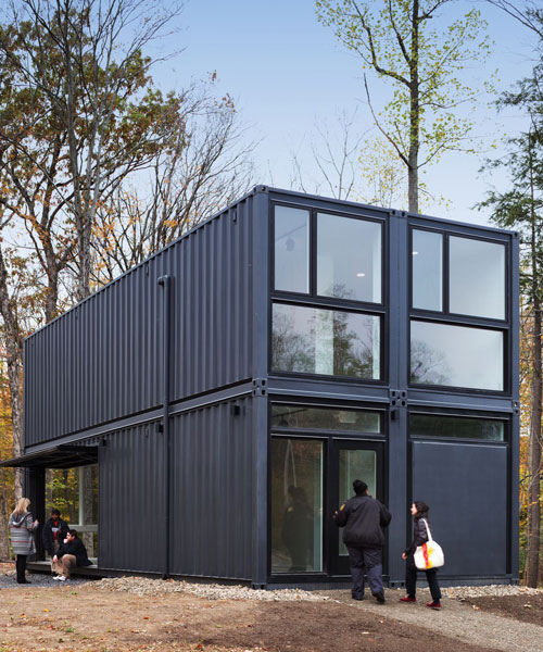 MB architecture sets a prefabricated multi-purpose container in bard college, new york