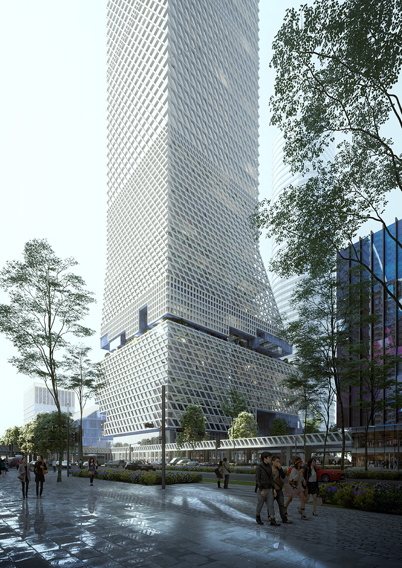 mecanoo's proposal for the global HQ of china merchants bank