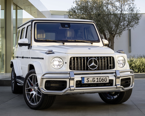 mercedes-benz's AMG 634 G-wagen adds performance to the luxury SUV segment