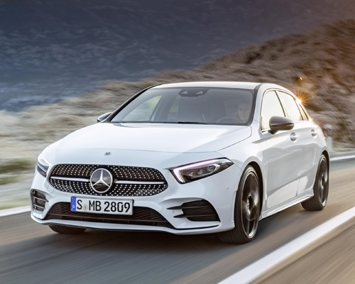 the mercedes A-class redefines modern luxury with a futuristic interior