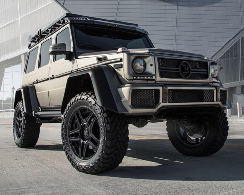 brabus modifies the mercedes-benz G-class to tackle safari trails