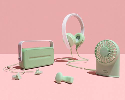 permafrost designs a collection of cute toy-like electronic devices for MINISO