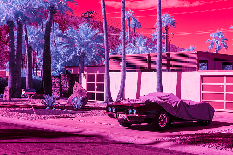 palm springs packs a punch in these infrared shots of modernist ...