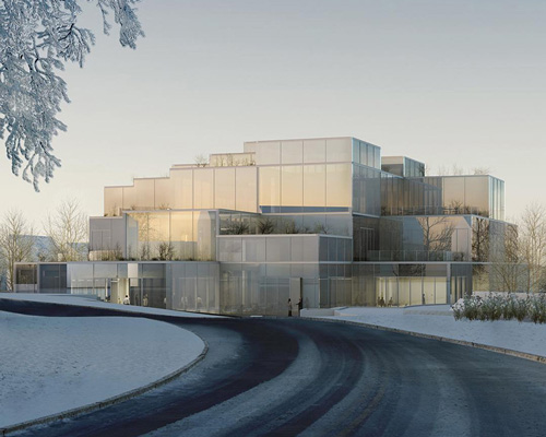 sou fujimoto to build learning center of stacked cubes for swiss university