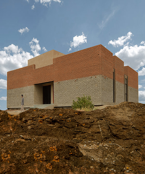 studio advaita architects designs brick clad agricultural training center in india