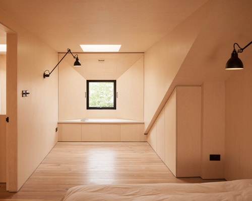 widger architecture designs a timber apartment in london