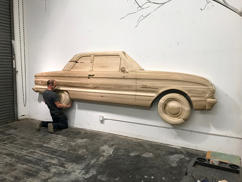 wood car art