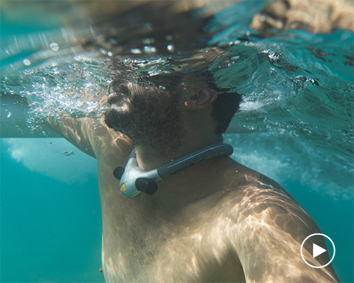 the world's tiniest life-jacket is 50 times smaller and sits around your neck