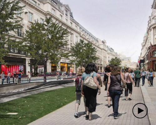 zaha hadid architects proposes walkway network pedestrianizing london