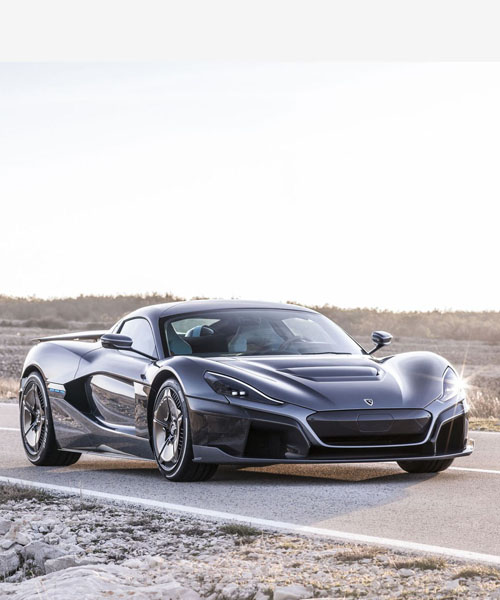 rimac c_two self driving electric hypercar uses facial recognition to start