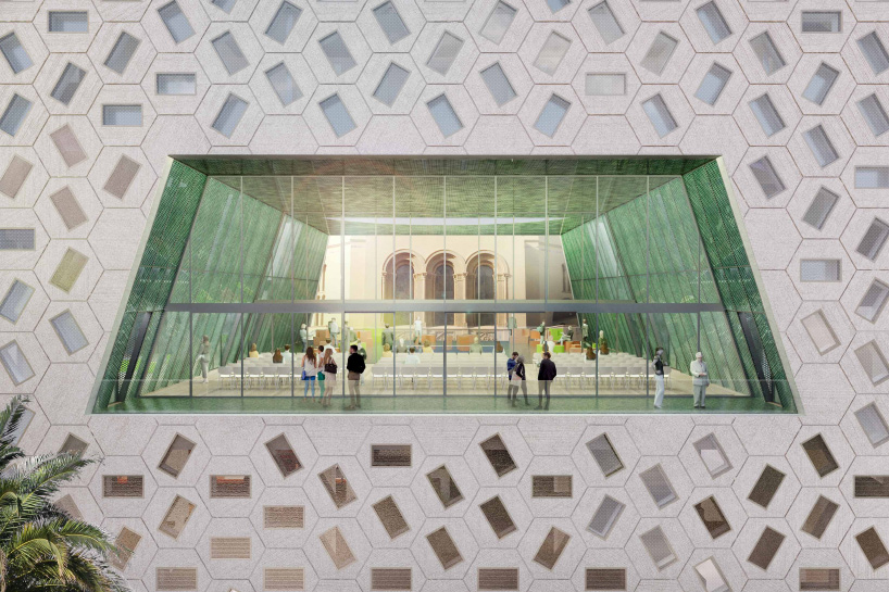 OMA to expand LA's wilshire boulevard temple with new inclined structure