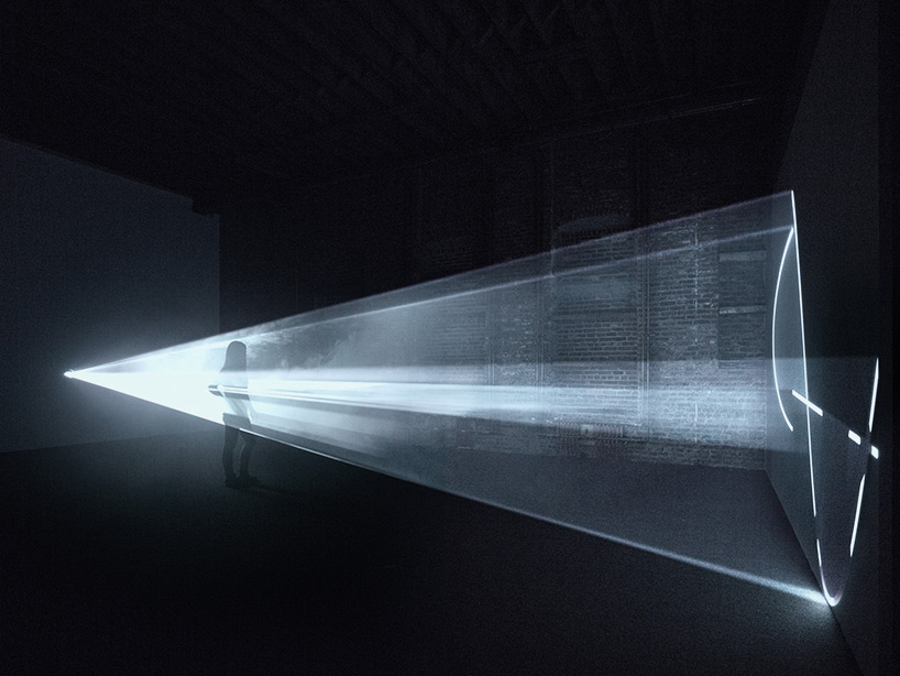 anthony mccall's 'solid light works' at pioneer works in brooklyn