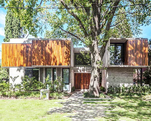 the plan of aranzazu house is defined by the arrangement of trees, by besonias almeida