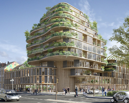 crespy & aumont architectes and WY-TO's tree-like structure blends city and nature