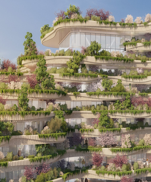 vincent callebaut's 'arboricole' is an urban hanging garden