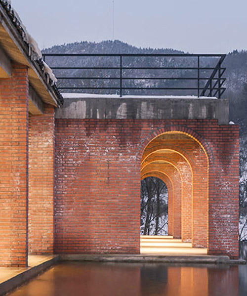 3andwich design and he wei studio interpret drawings of rural china into architecture