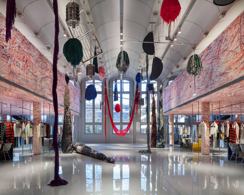 raf simons X sterling ruby: calvin klein 205W39NYC opens paris headquarters