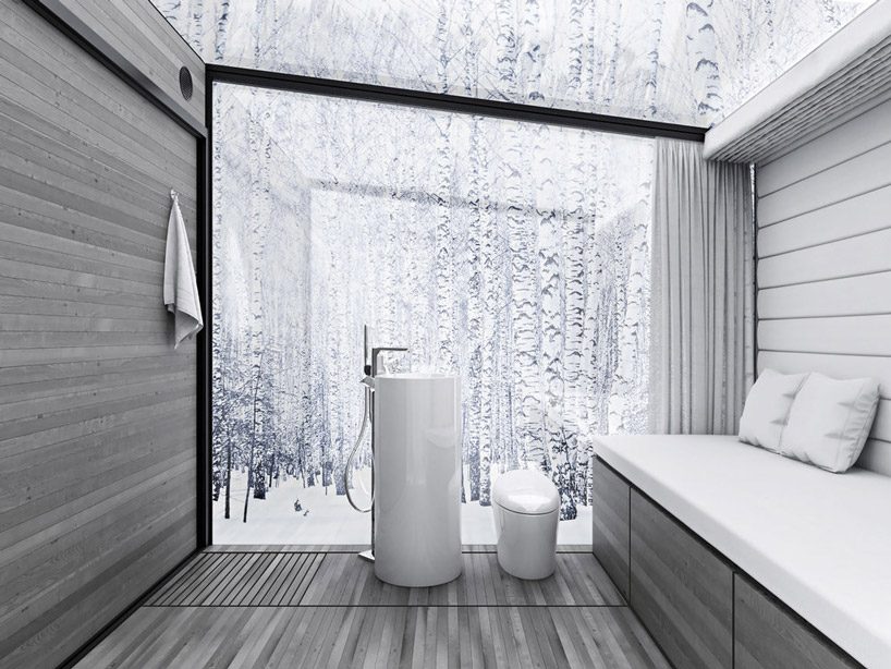 disappear retreat is a super-eco dwelling that dissolves into the landscape