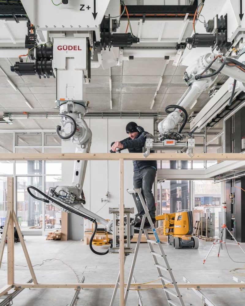 spatial timber assemblies, a digital timber construction method developed by ETH zurich