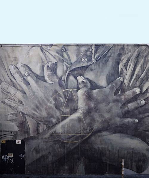 faith XLVII's 'salus populi suprema lex esto' mural urges society to support homeless in LA