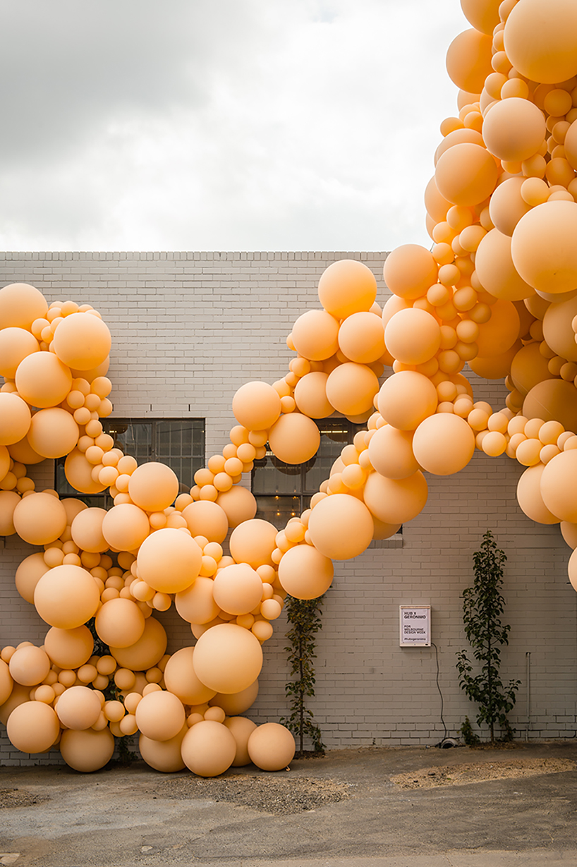 geronimo inflates melbourne with unexpected joy: 7,000 biodegradable ...