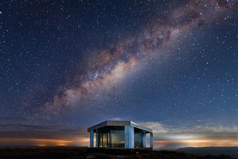 glass house at gorafe desert  spain