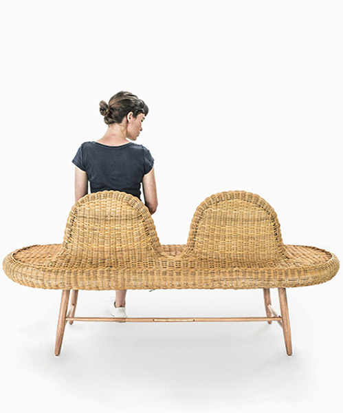 guajiro furniture collection is a contemporary take on cuban basketwork tradition