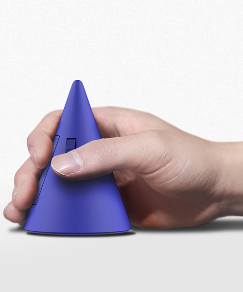 this cone shaped computer mouse by inyeop baek is no joke