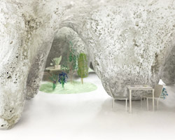 junya ishigami shows ‘freeing architecture’ at fondation cartier in paris