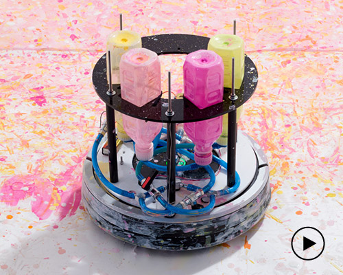 hacked vacuum cleaner robot makes art just like pollock