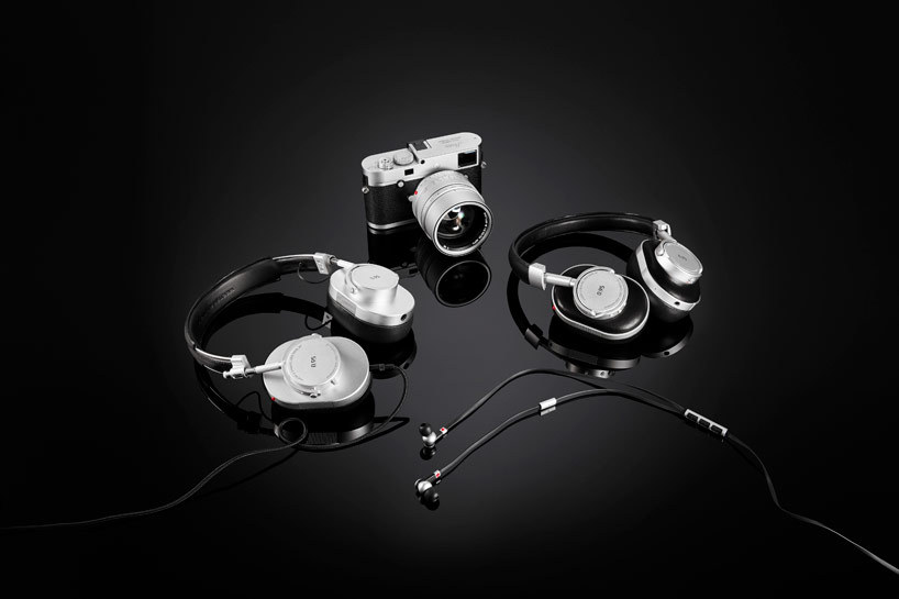 leica and master & dynamic collaborate with silver edition headphones