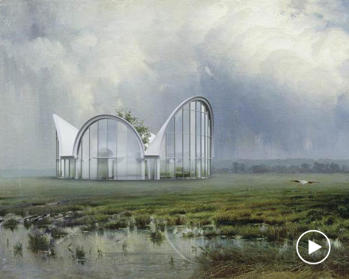 meandre's shell-shaped house in spain presents an original space-planning layout