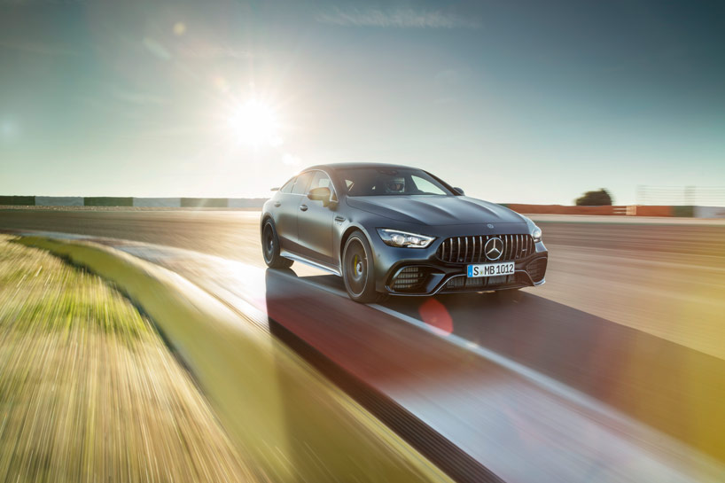 mercedes-AMG GT 4-door coupe blends functionality into race-car form