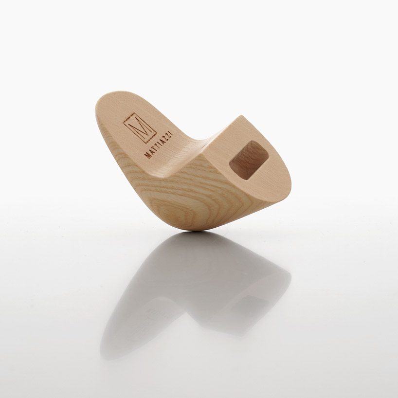 industrial facility presents organically sculptural palmo hooks for mattiazzi