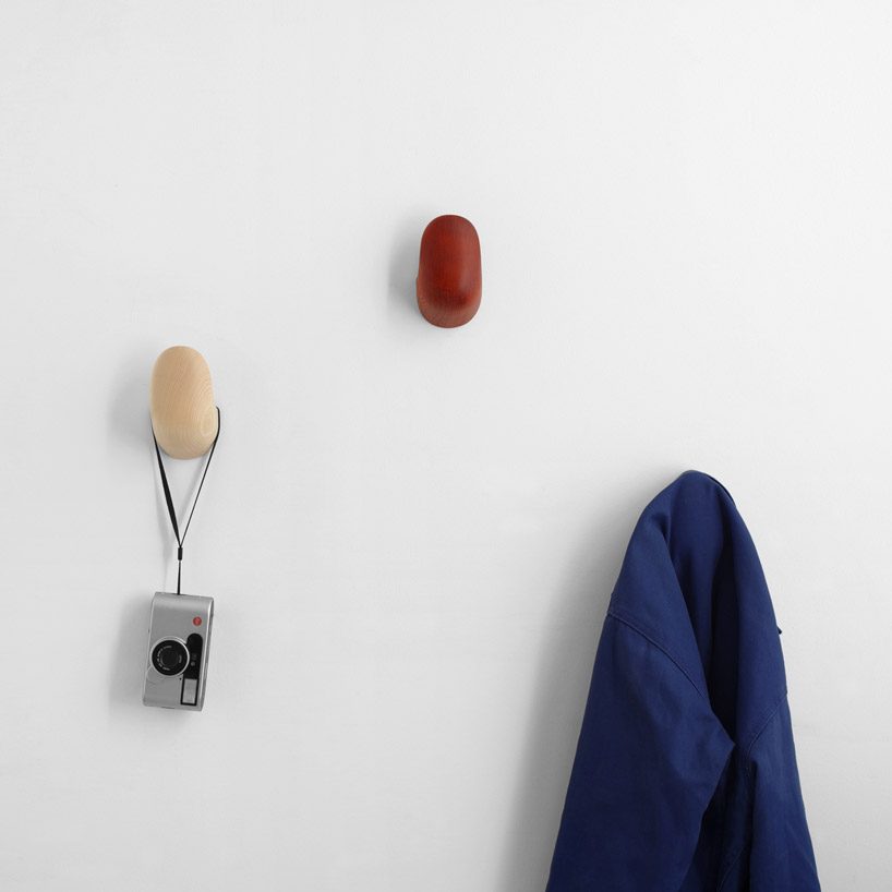 industrial facility presents organically sculptural palmo hooks for mattiazzi