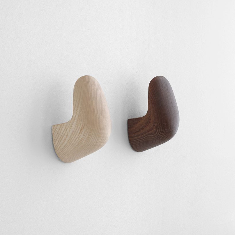 industrial facility presents organically sculptural palmo hooks for mattiazzi