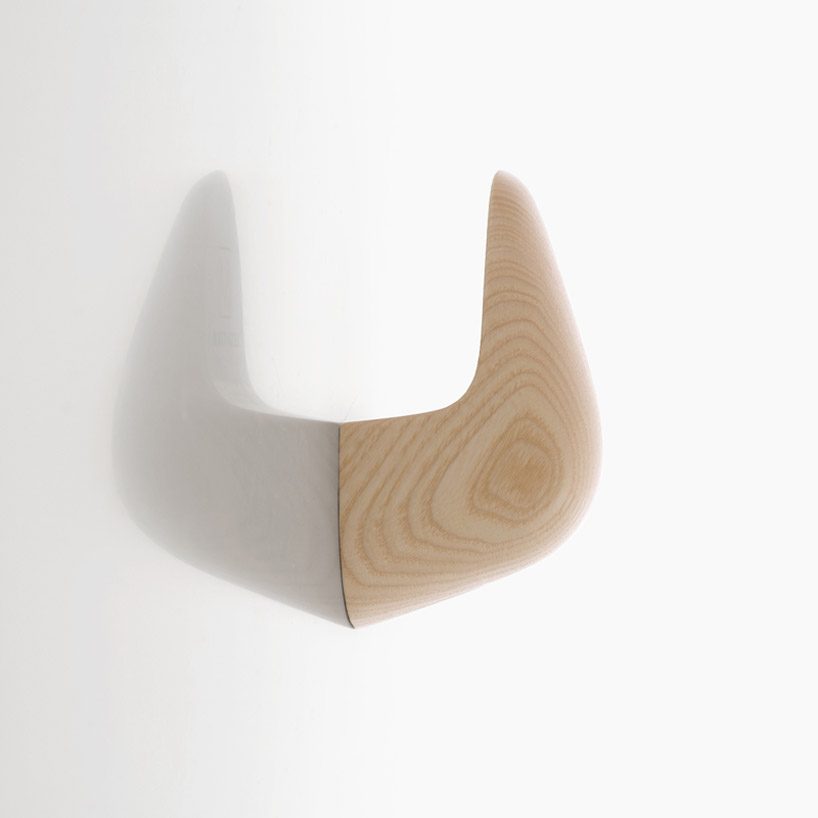 industrial facility presents organically sculptural palmo hooks for mattiazzi