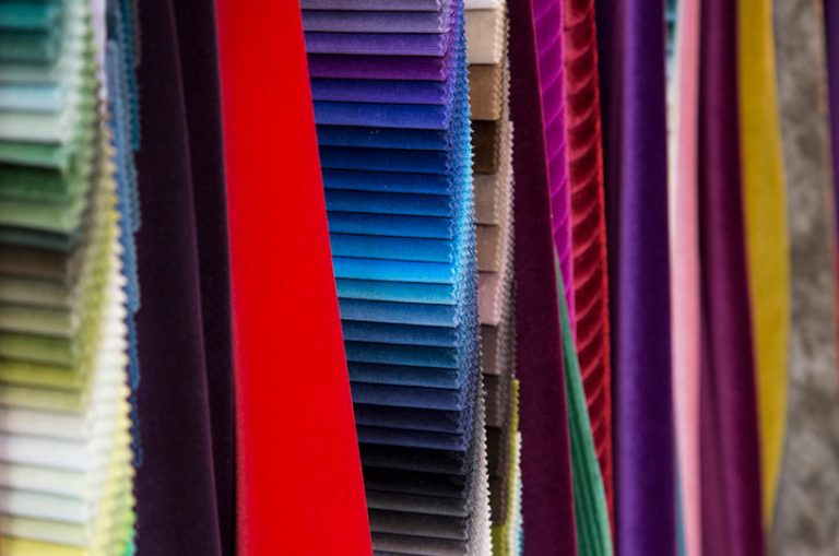 mario bellini fabricates immense textile installation at proposte 2018