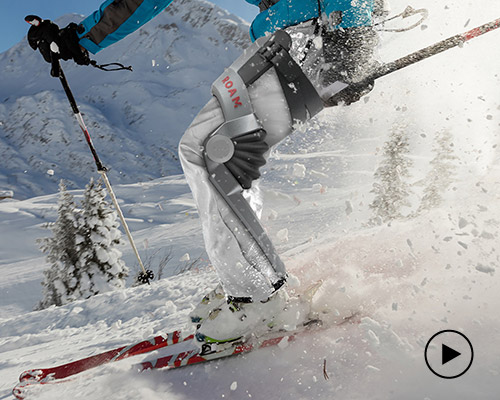 robotic exoskeleton designed for skiing helps you take on the slopes