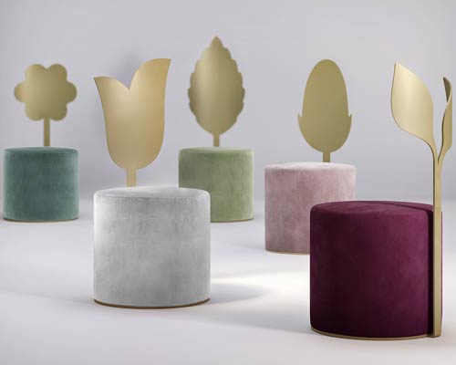 secolo XXI reveals its first collection of velvet chairs at milan design week 2018