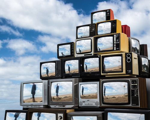 these TV screens may actually show you something real for a change: self reflection